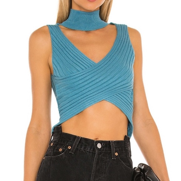 superdown Tops - Superdown alora wrap top